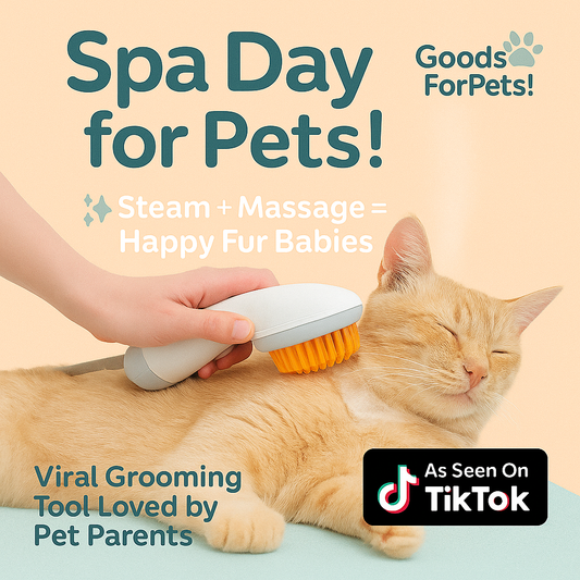 PuffPaws™ Steam Massage Brush